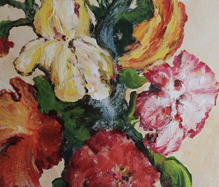 Original Expressionism Botanic Painting by Tetiana Lukianchenko