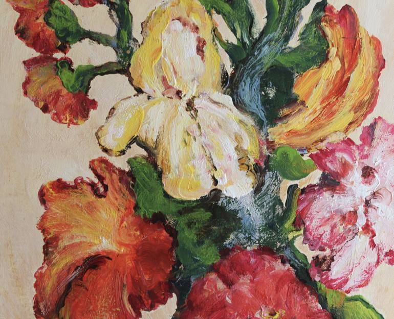 Original Expressionism Botanic Painting by Tetiana Lukianchenko