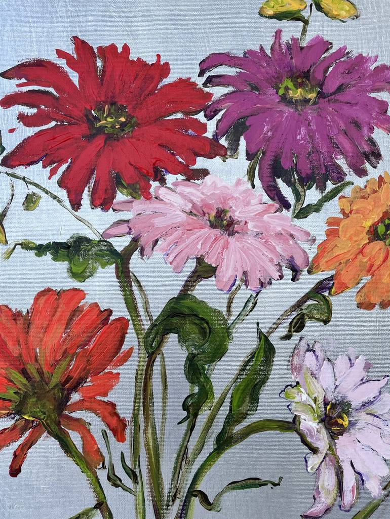 Original Floral Painting by Tetiana Lukianchenko