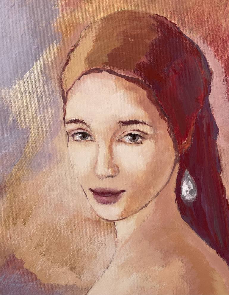 Original Portrait Painting by Tetiana Lukianchenko