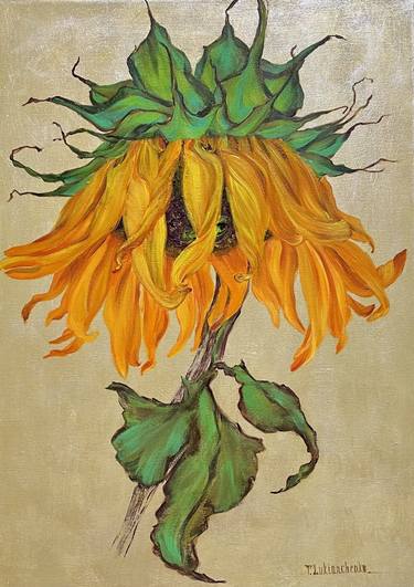 Original Expressionism Botanic Paintings by Tetiana Lukianchenko