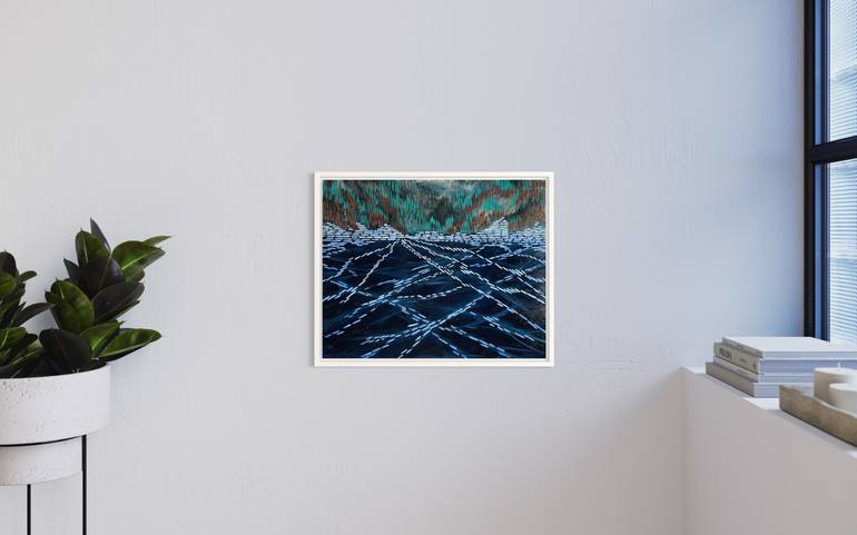 Original Abstract Nature Painting by Tetiana Lukianchenko