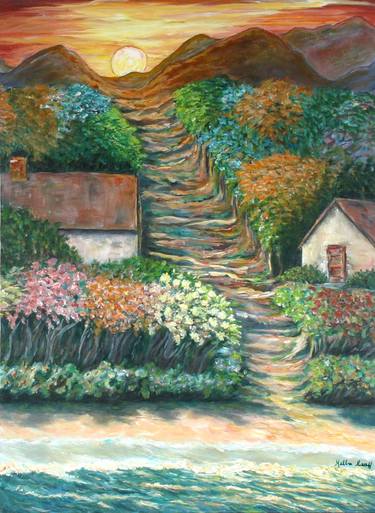 Original Impressionism Landscape Paintings by MELBA CRAFF