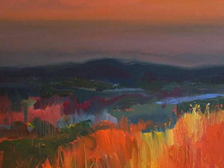 Very Autumn [in The Highlands] Painting By Hazel Cashmore 