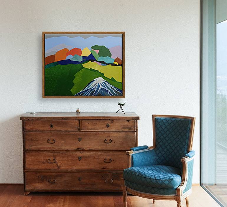 Original Abstract Expressionism Abstract Painting by Simranpreet Singh Gill