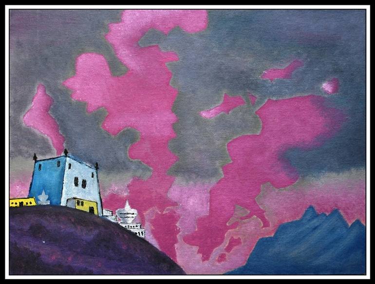 Original Abstract Expressionism Abstract Paintings by Simranpreet Singh Gill