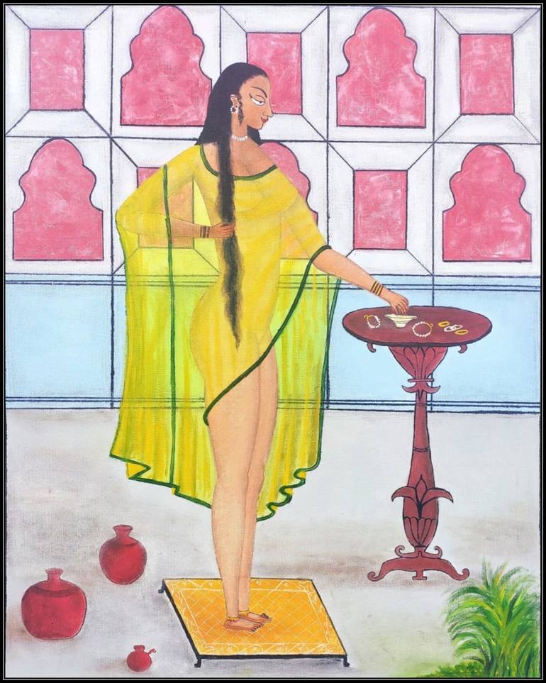 mughal hot painting