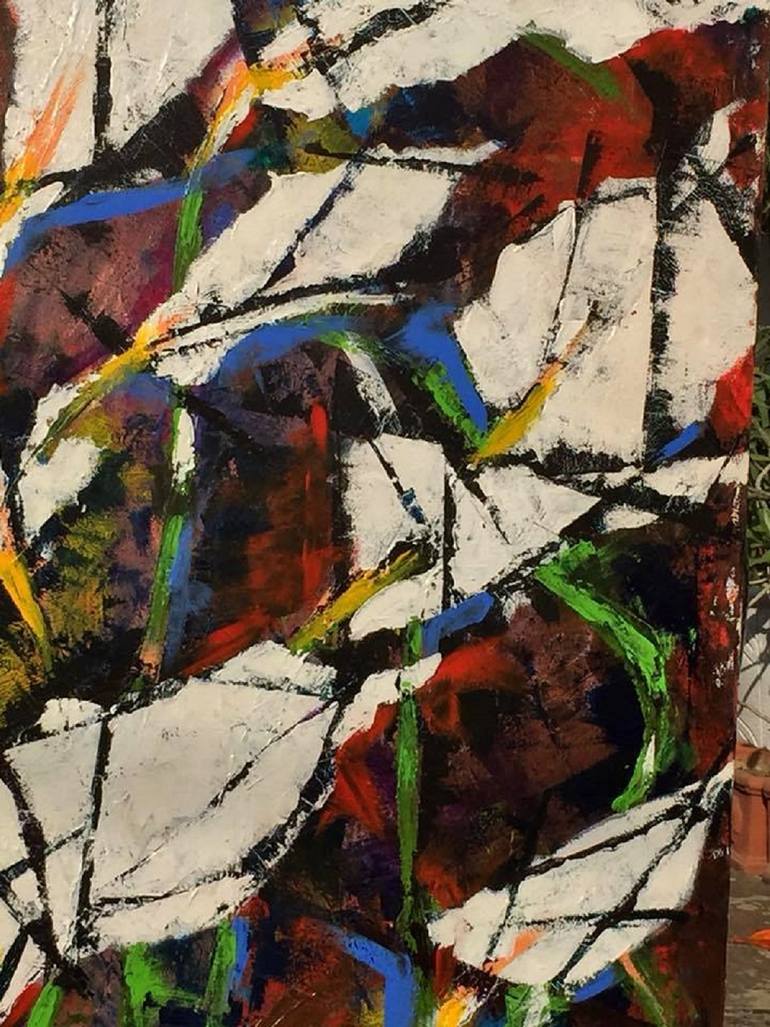 Original Abstract Expressionism Abstract Painting by Mediha Afsar