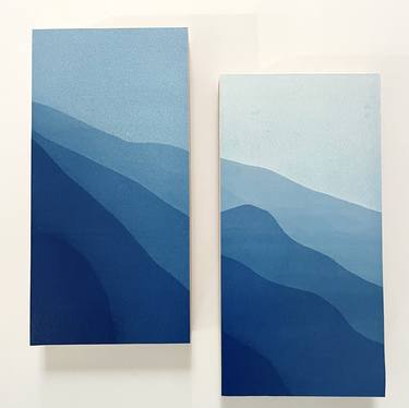 Mountain Ridge Diptych thumb