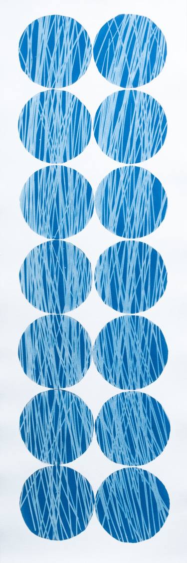 Original Minimalism Abstract Printmaking by Christine So