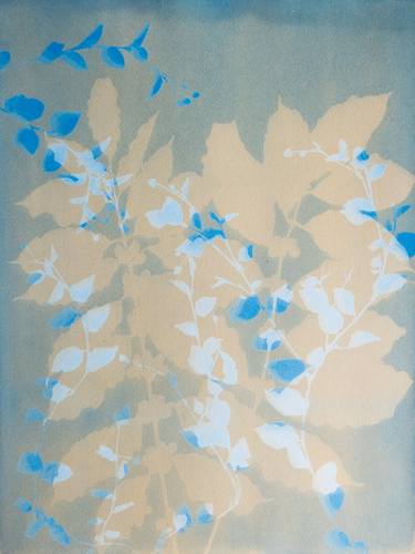 Original Expressionism Botanic Printmaking by Christine So