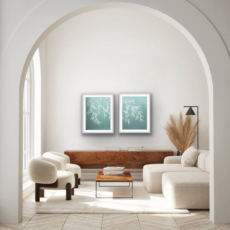 Original Minimalism Botanic Printmaking by Christine So