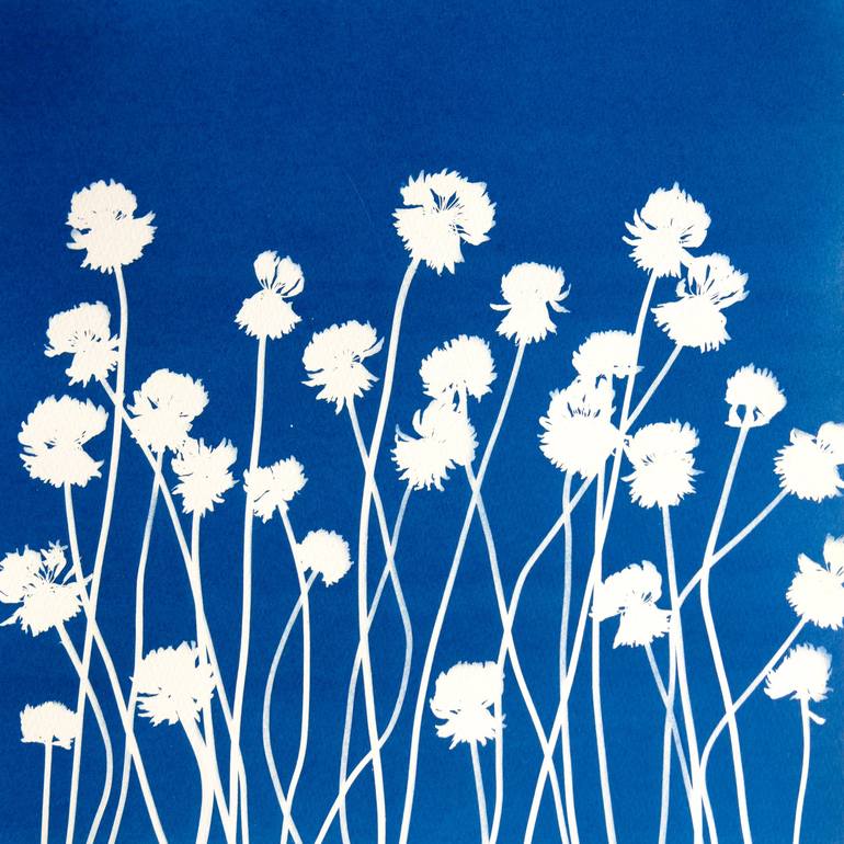 Original Contemporary Floral Printmaking by Christine So
