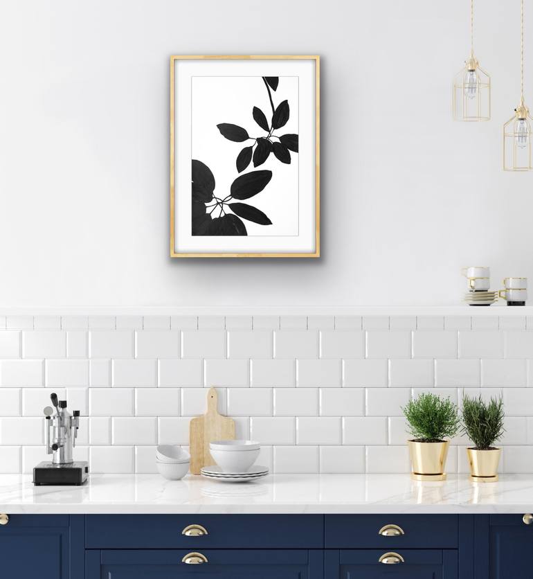 Original Minimalism Botanic Painting by Christine So