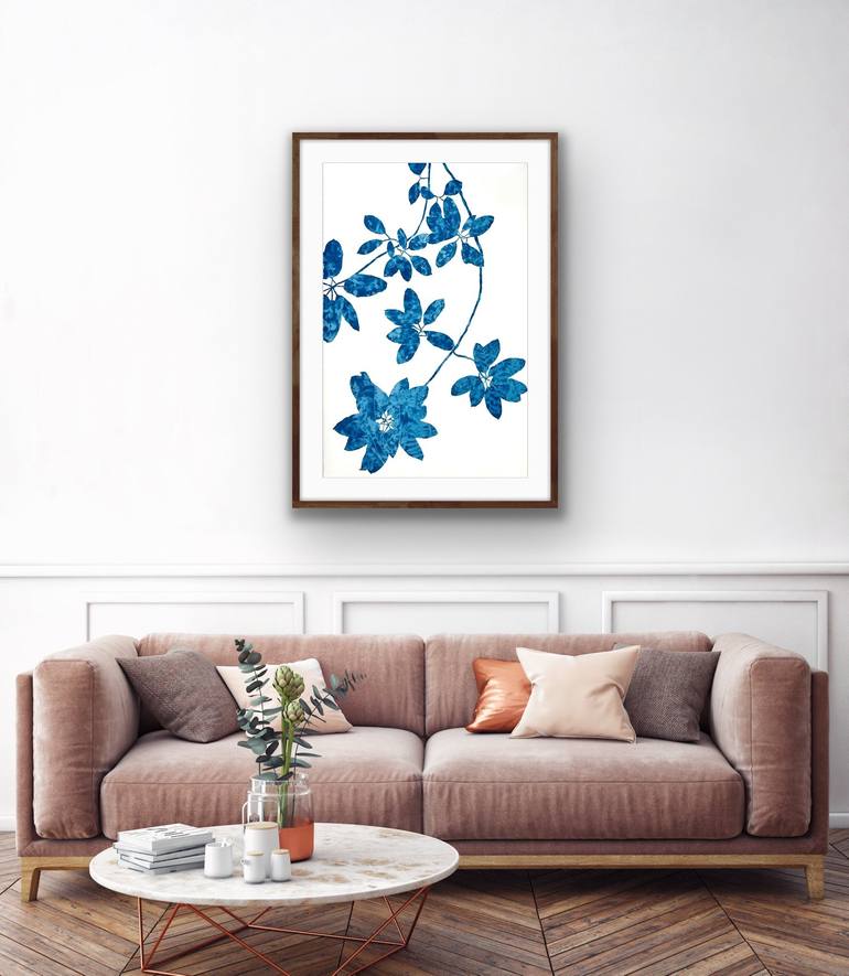 Original Floral Painting by Christine So