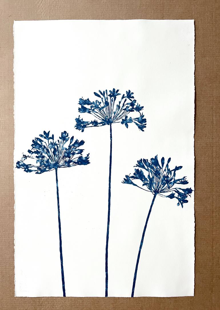 Original Contemporary Floral Painting by Christine So