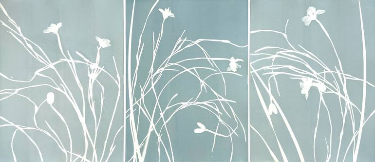 Original Contemporary Botanic Printmaking by Christine So