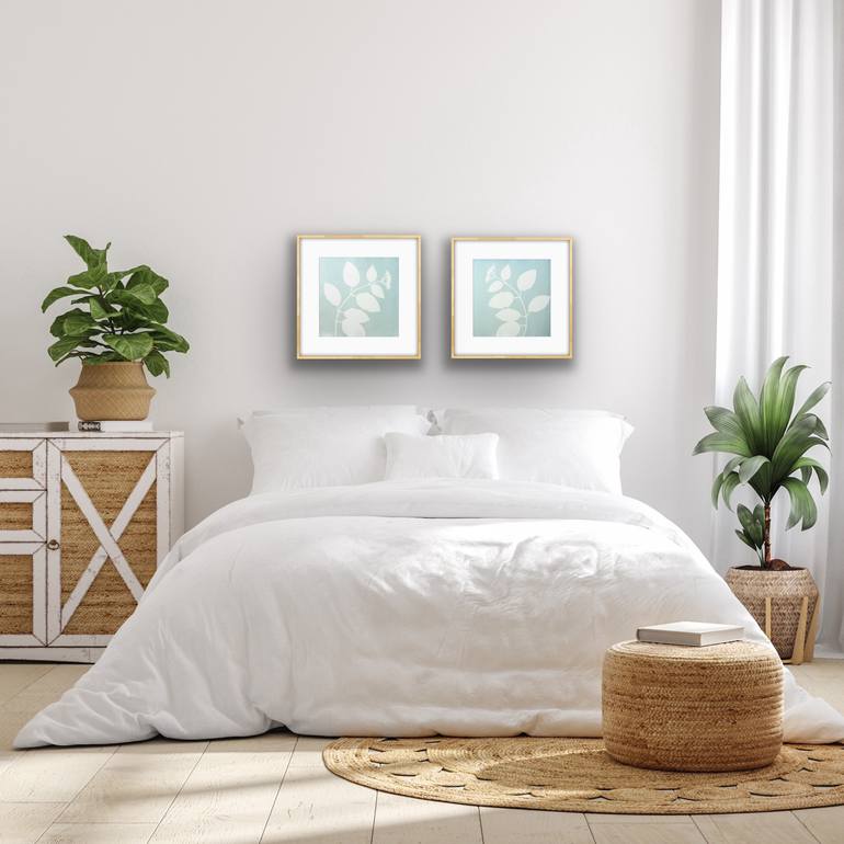 Original Minimalism Botanic Printmaking by Christine So