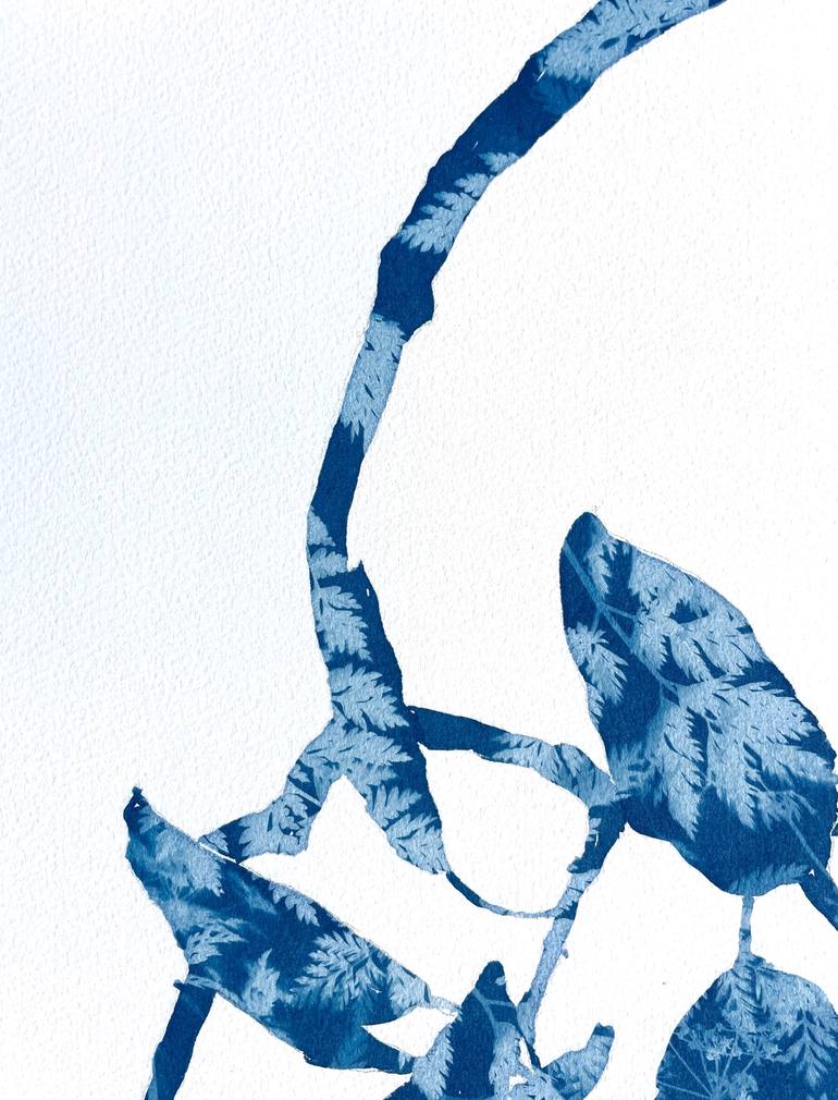 Original Abstract Botanic Painting by Christine So