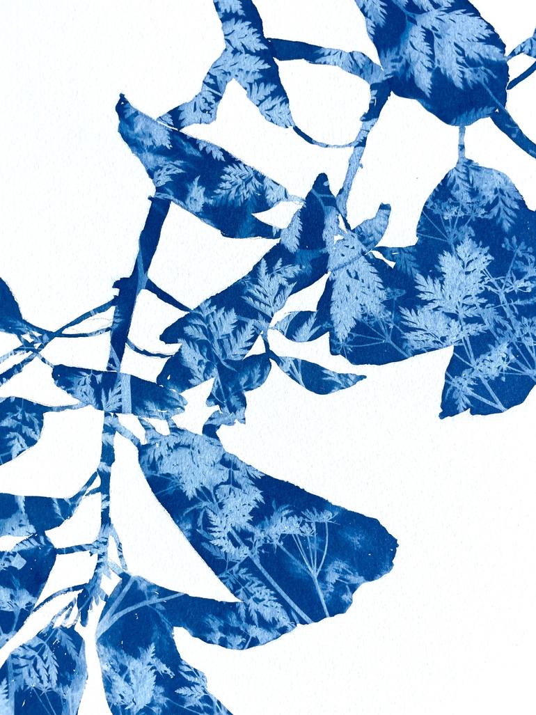 Original Abstract Botanic Painting by Christine So