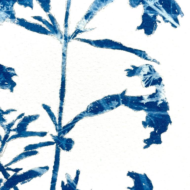 Original Abstract Botanic Painting by Christine So