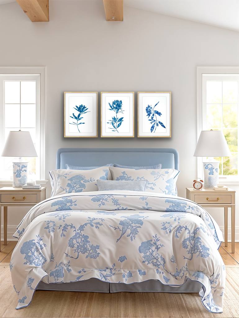 Original Abstract Botanic Painting by Christine So