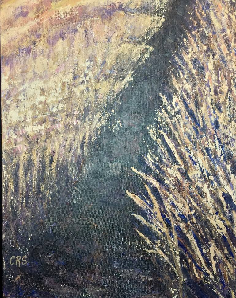 Original Impressionism Nature Painting by Christine So