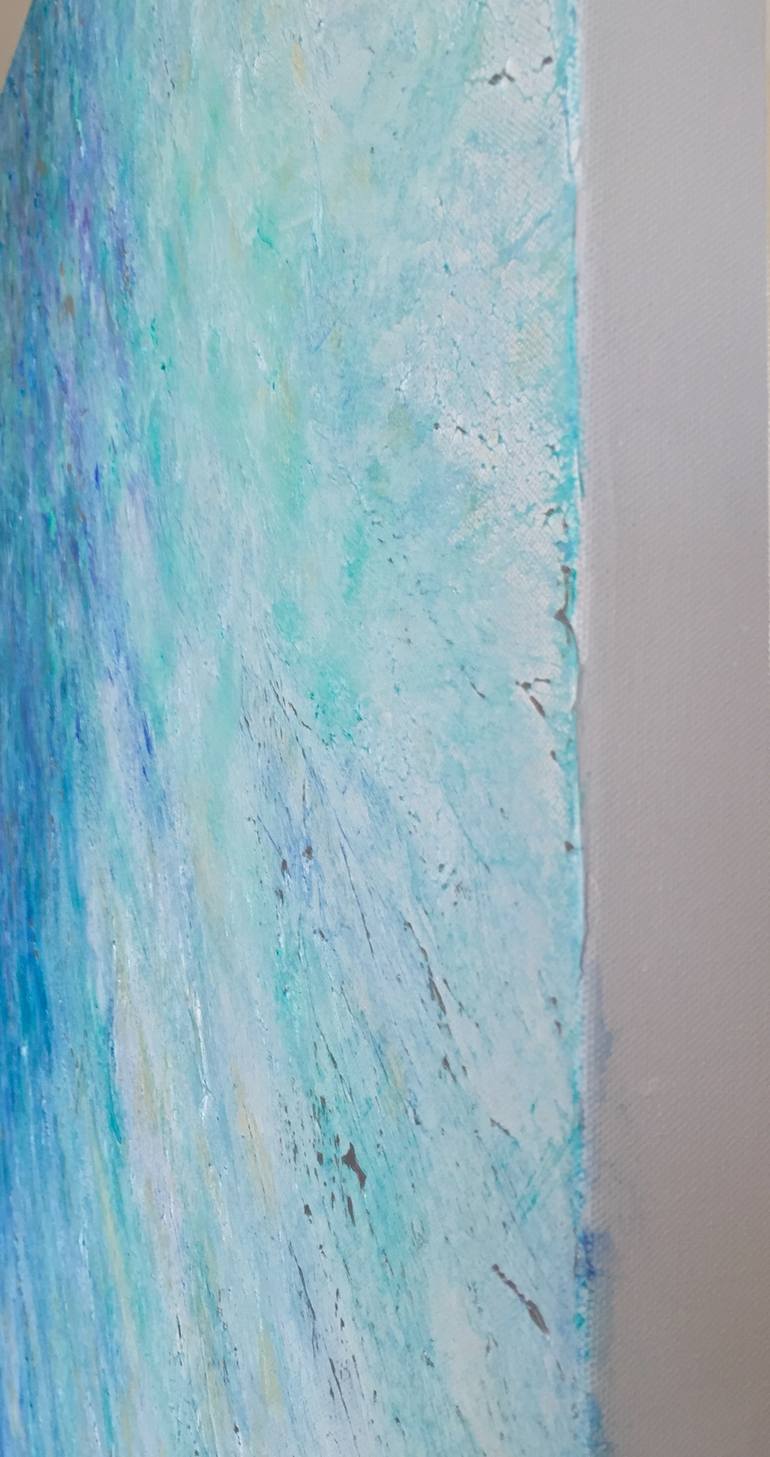 Original Abstract Water Painting by Christine So