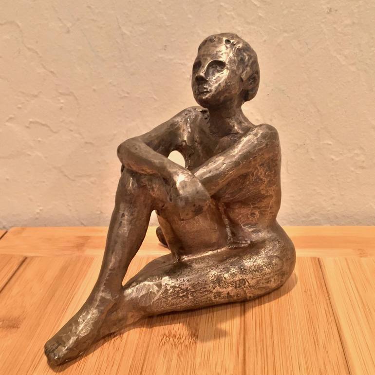 Original Figurative Nude Sculpture by Christine So