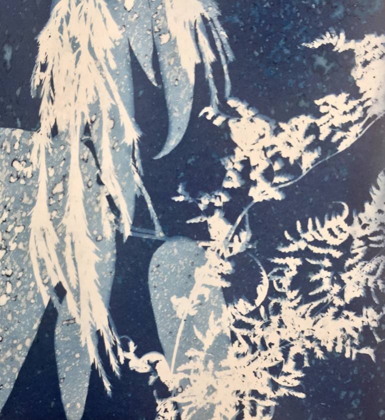 Original Abstract Nature Printmaking by Christine So