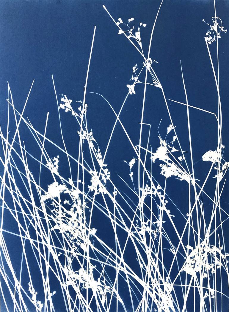 Original Minimalism Botanic Printmaking by Christine So