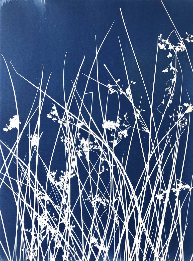 Original Minimalism Botanic Printmaking by Christine So