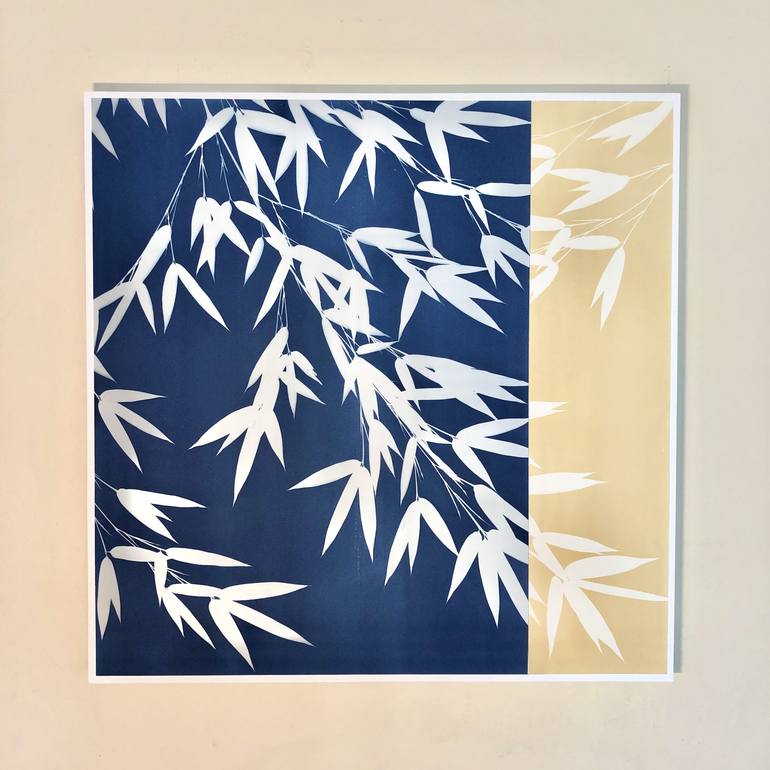 Original Minimalism Botanic Collage by Christine So