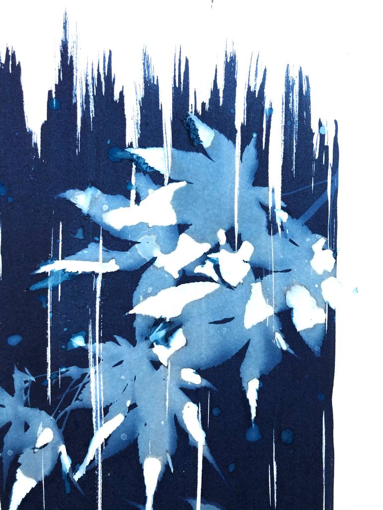 Original Illustration Botanic Printmaking by Christine So