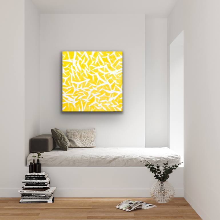 Original Abstract Expressionism Patterns Painting by Christine So