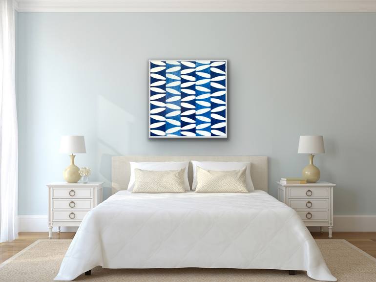 Original Abstract Patterns Painting by Christine So