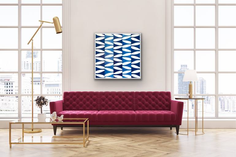 Original Abstract Patterns Painting by Christine So