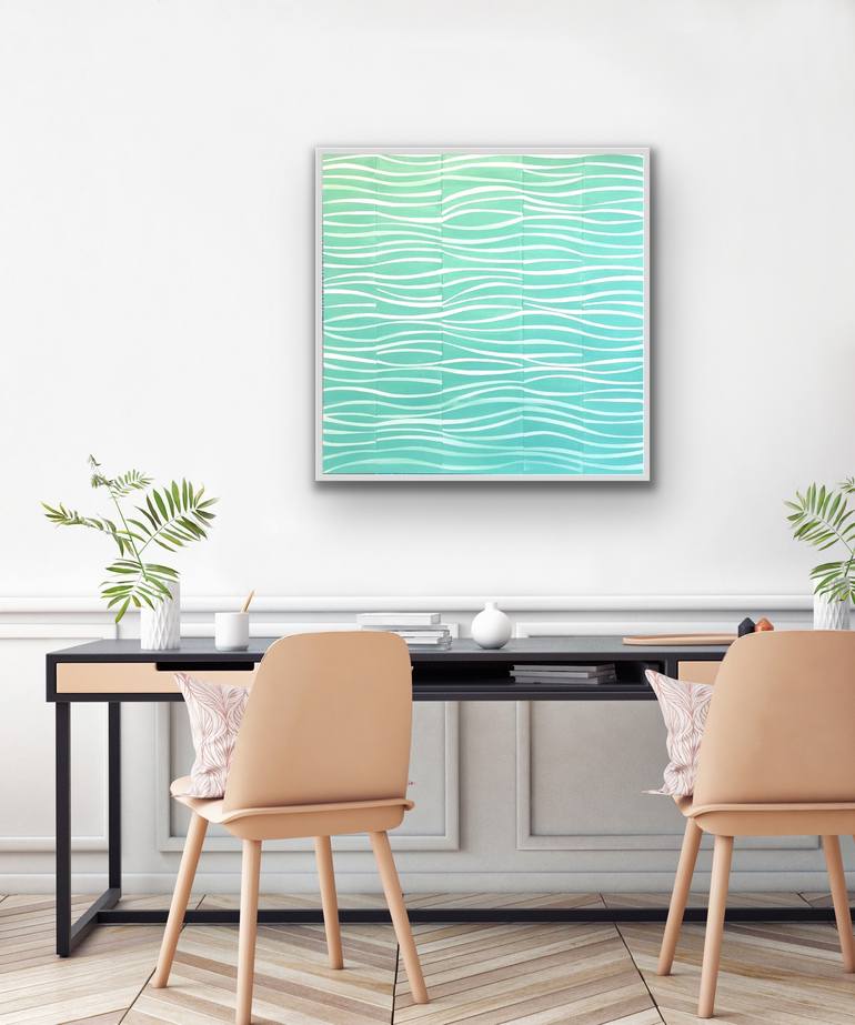 Original Abstract Patterns Painting by Christine So