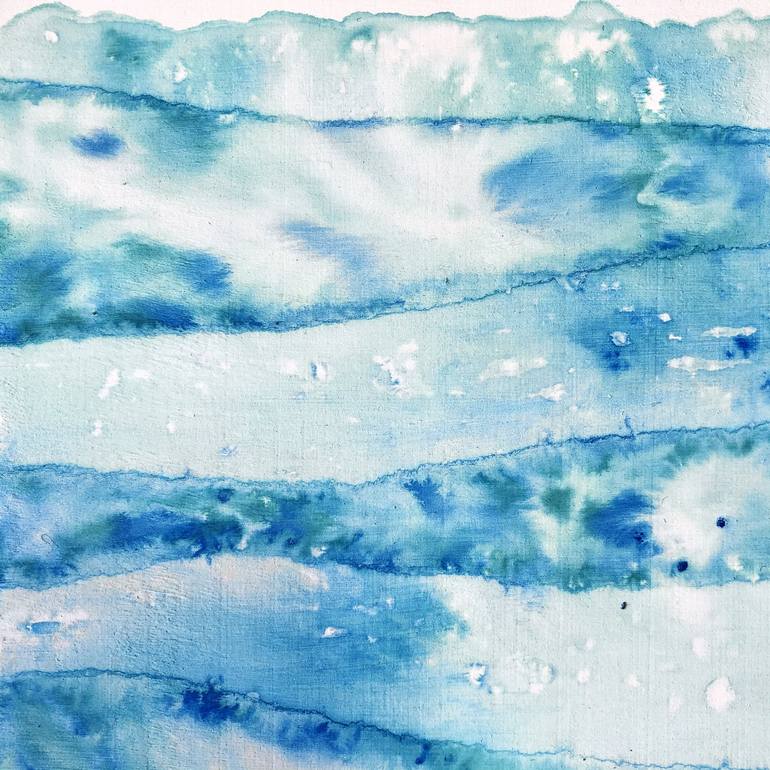 Original Abstract Water Painting by Christine So