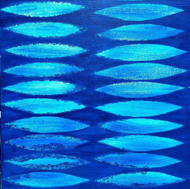 Original Minimalism Patterns Painting by Christine So