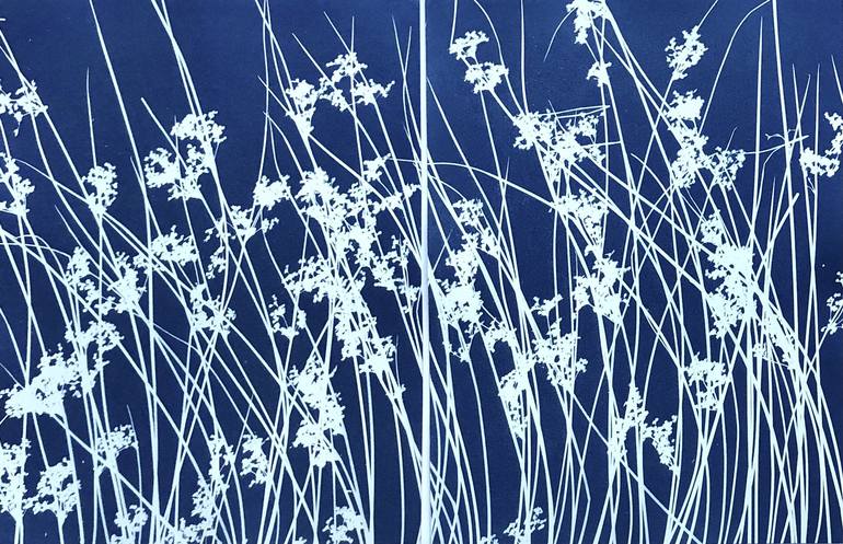 Bending Wild Grass Diptych - Limited Edition of 1