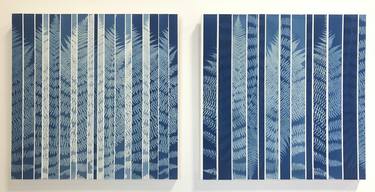 Shades of Blue Diptych thumb