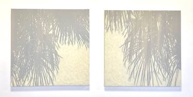 Sunrise Palms Diptych (2 panels) thumb