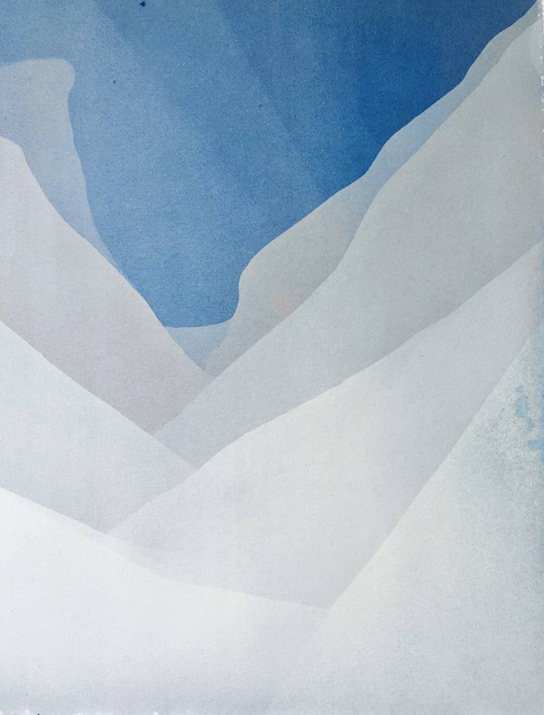 Original Minimalism Abstract Printmaking by Christine So