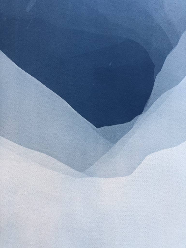 Original Minimalism Abstract Printmaking by Christine So