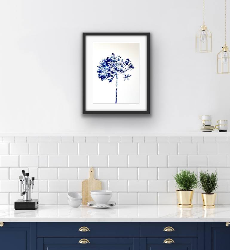 Original Abstract Floral Painting by Christine So