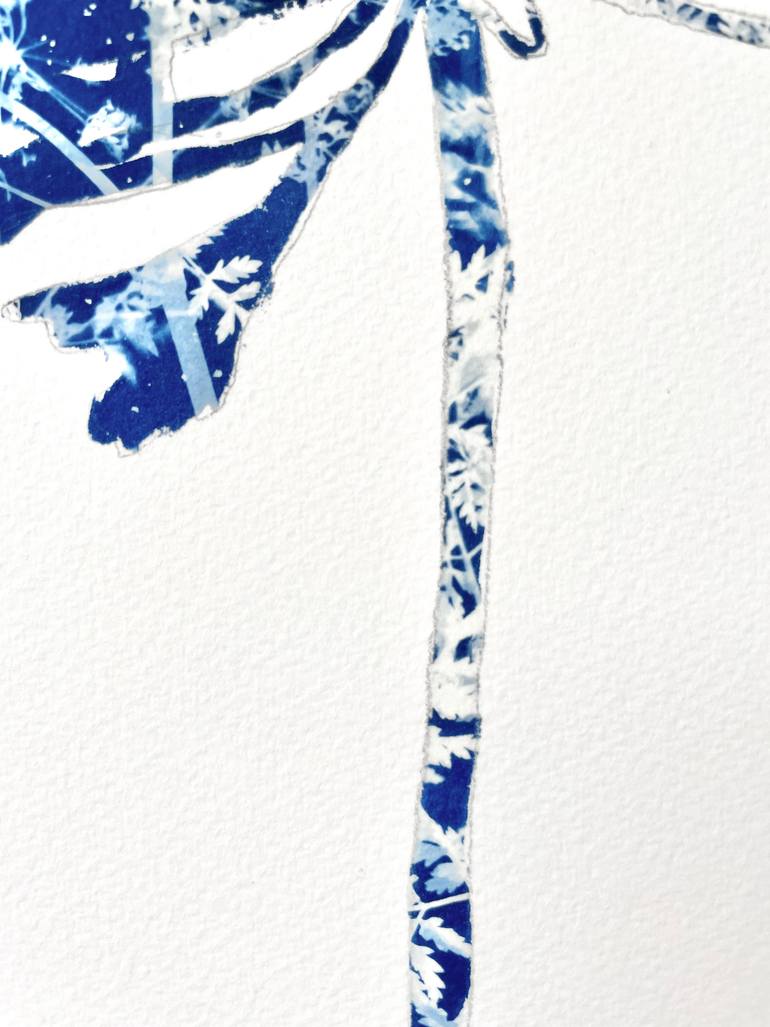 Original Abstract Floral Painting by Christine So