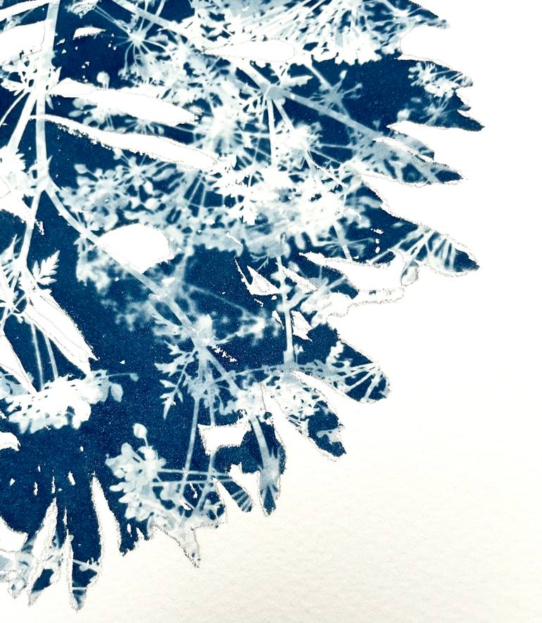 Original Abstract Floral Painting by Christine So