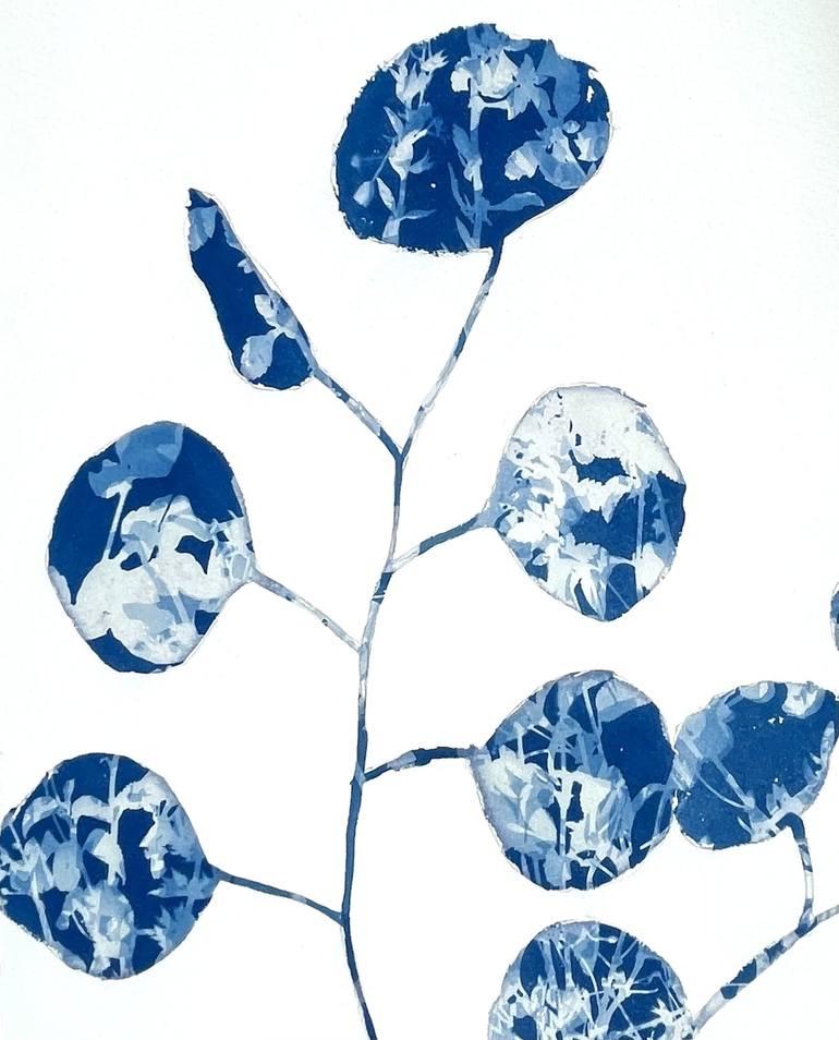 Original Semiabstract Botanic Painting by Christine So