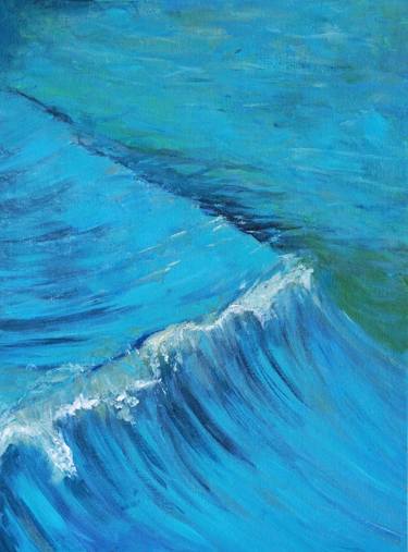 Surfing Waves Minimalist Coastal thumb